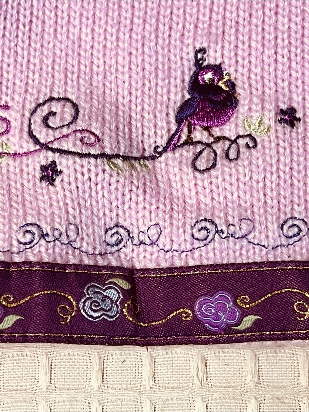 Vintage Y2K Disney Store Princess Aurora Sleeping Beauty Knit Cardigan Sweater - Picture 4 of 11